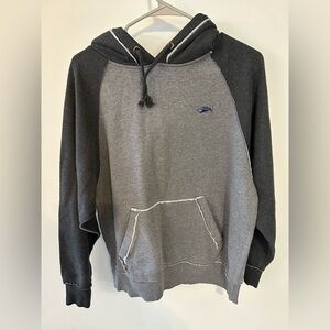 Menemsha Blues Men’s Small Light and Dark Gray Hoodie